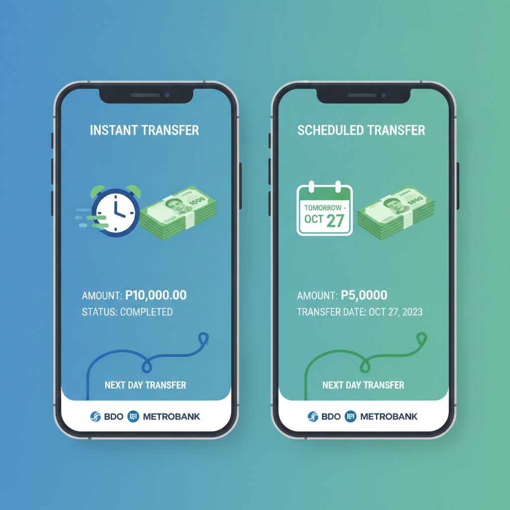 Illustration: RK Astral Bank Transfer Withdrawal: InstaPay vs PESONet – Fees and Speed